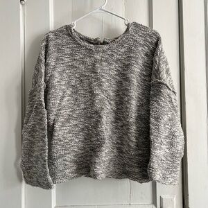 L’AGENCE elbow length-sleeve sweater size medium gray women’s